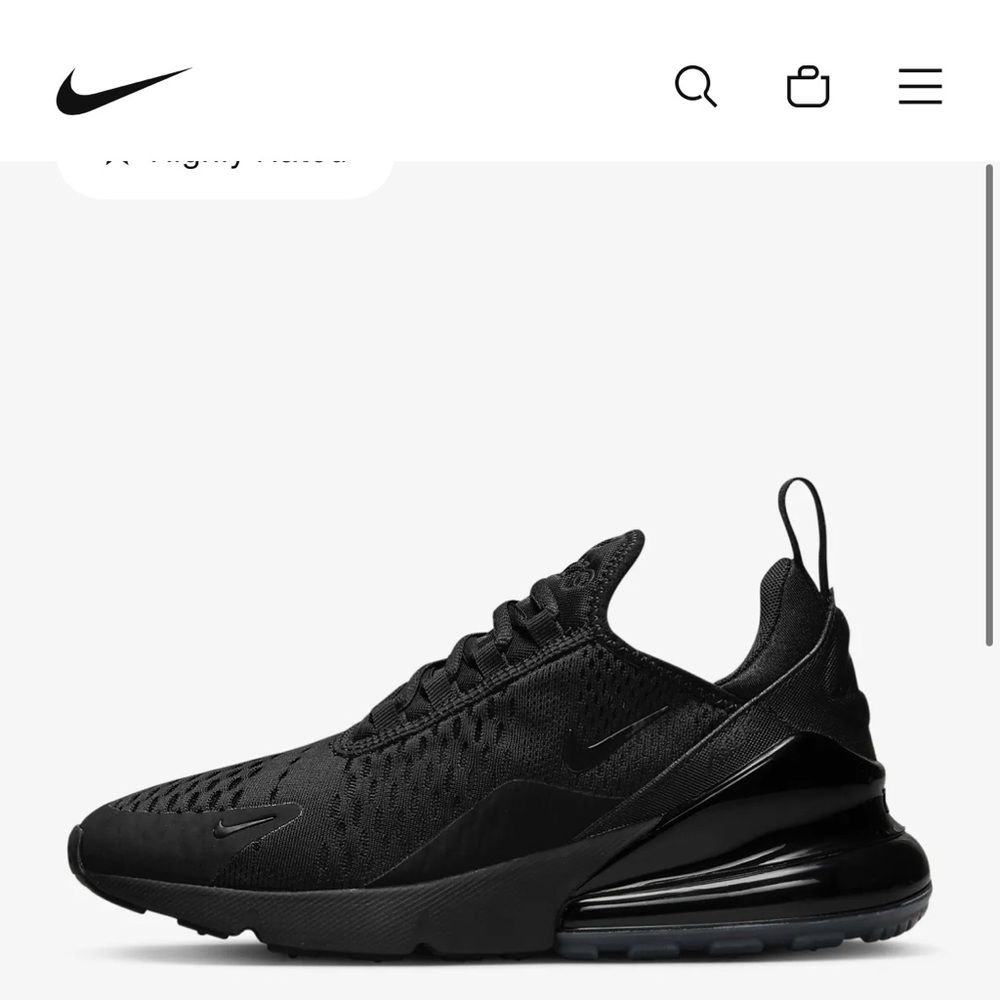 Nike Air Max 270 Black Never Used - image 1